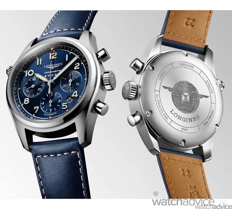 The Longines Spirit 42mm Automatic Chronometer Chronograph Watch