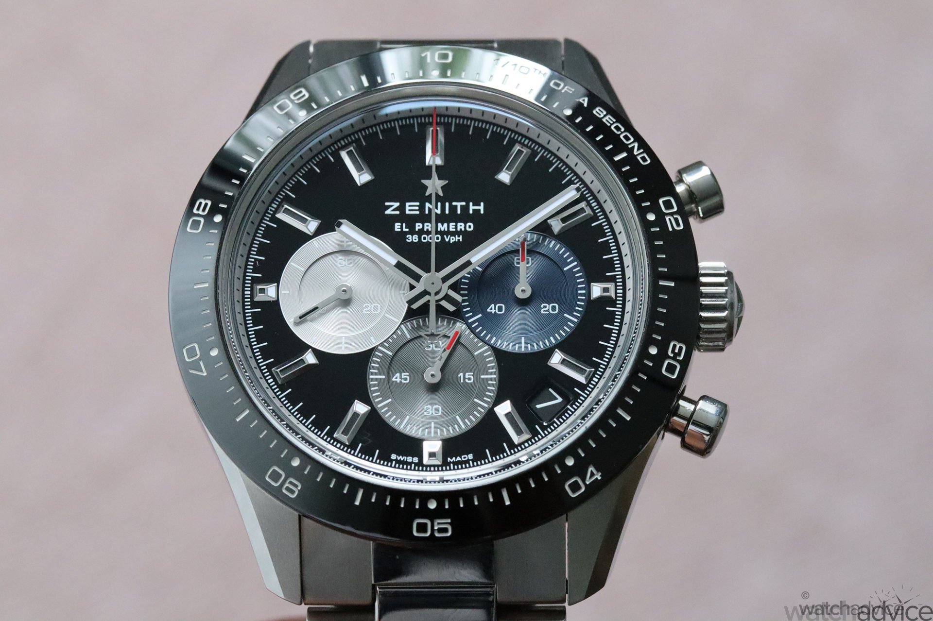 zenith chronomaster sport black dial