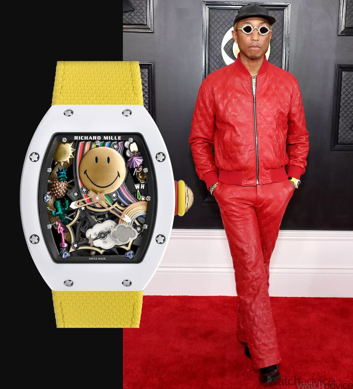 Grammys Awards 2023 Pharell Williams Red Tracksuit
