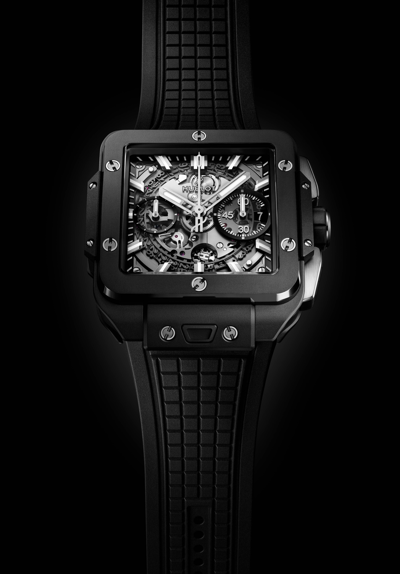 HUBLOT Square Bang Unico. A new shape, the fourth pillar of the